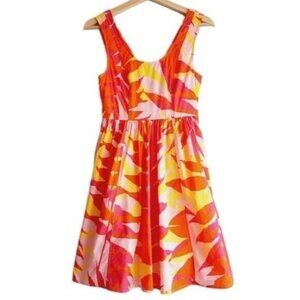 PLENTY DRESSES by Tracy Reese Anthro Summer Fit & Flare Floral Dress Sz 0 Flaw